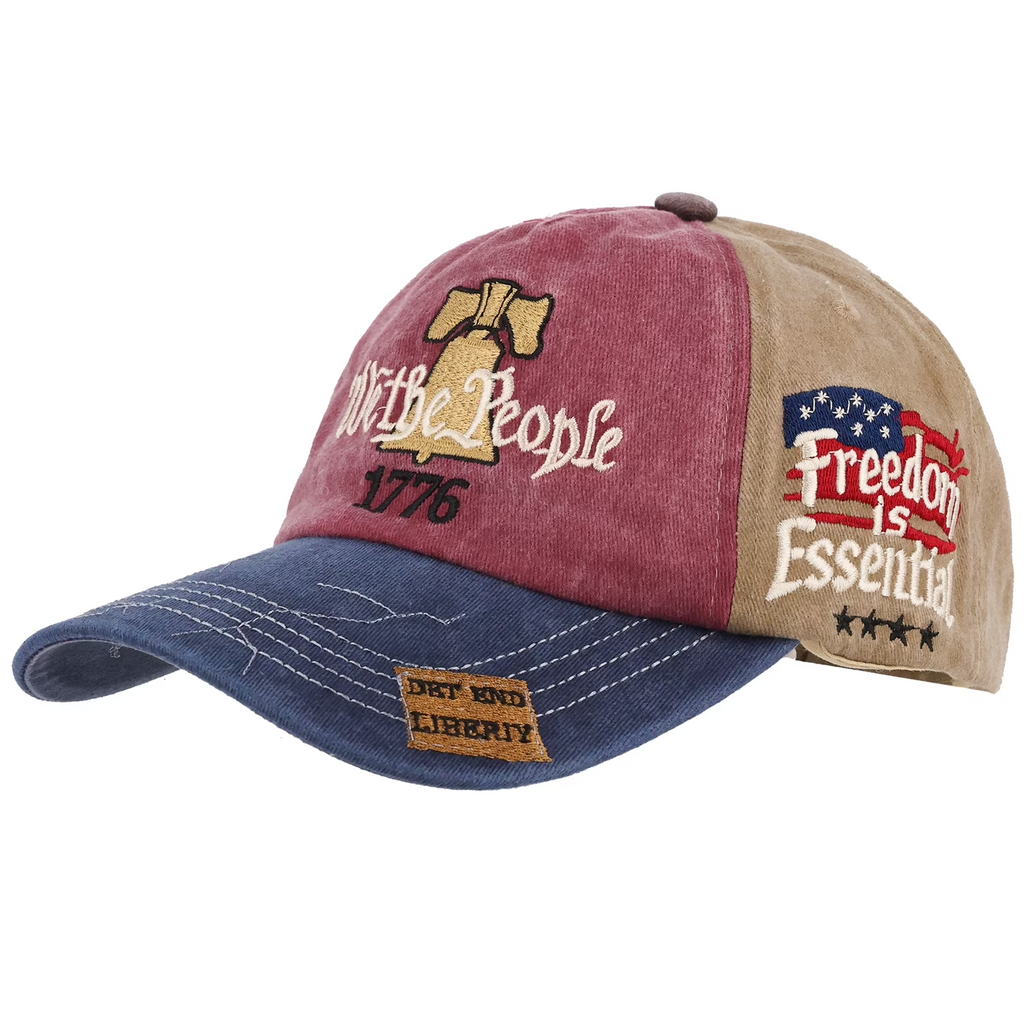 Personalized USA Embroidered Cap 250th Anniversary Gift HN590 - Embroidery Hat Josh GradoCreations