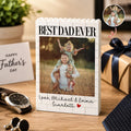 Personalized Building Blocks Photo Gift for Dad from Kids HN590 - Building Blocks fix GradoCreations