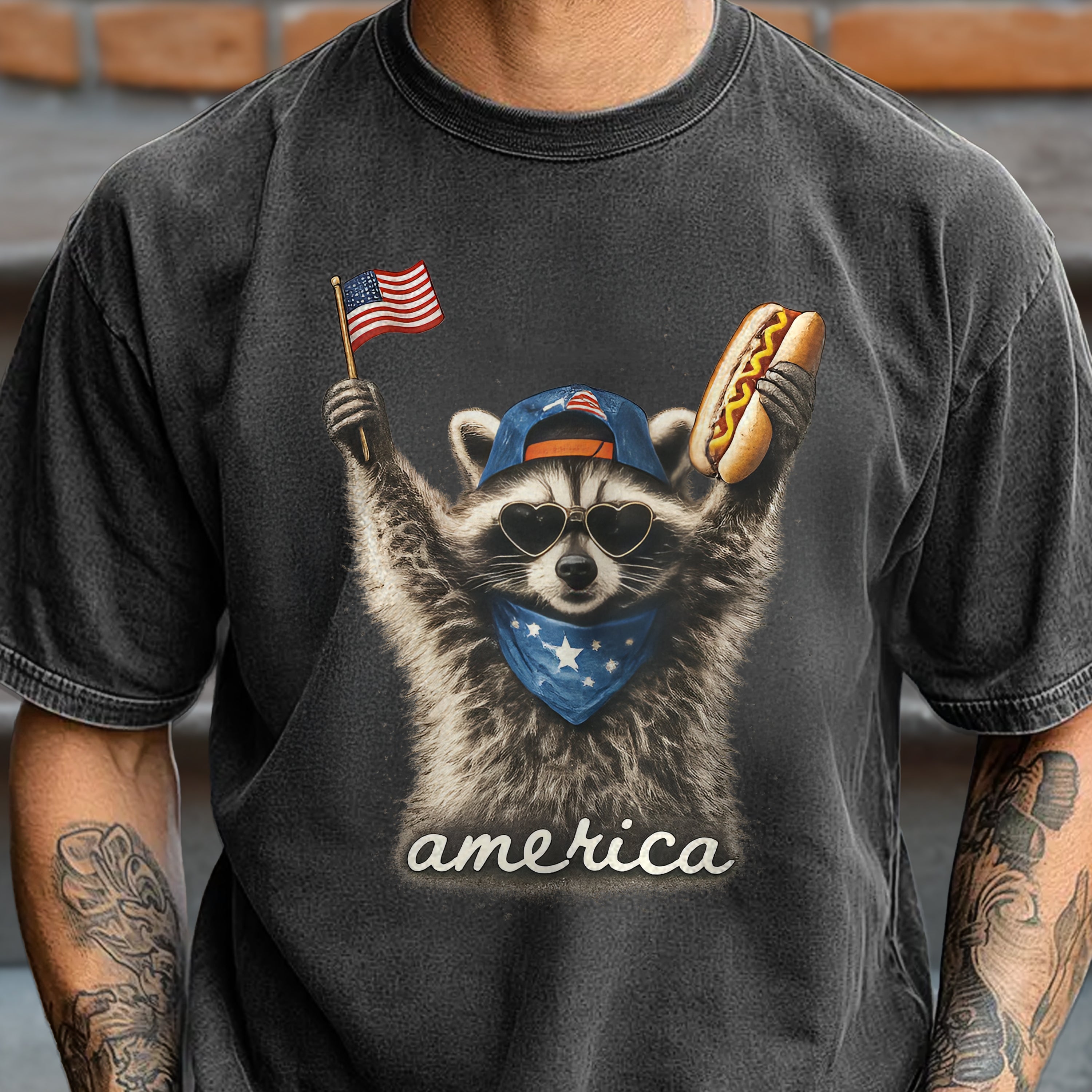 Personalized 4th of July Comfort Shirt Custom Photo Gift Comfort Shirt GradoCreations