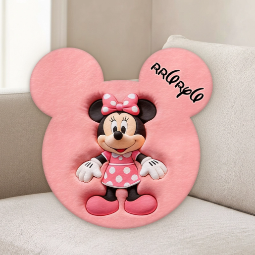 Personalized Mickey Mouse Body Pillow Custom Shape Gift for Kids