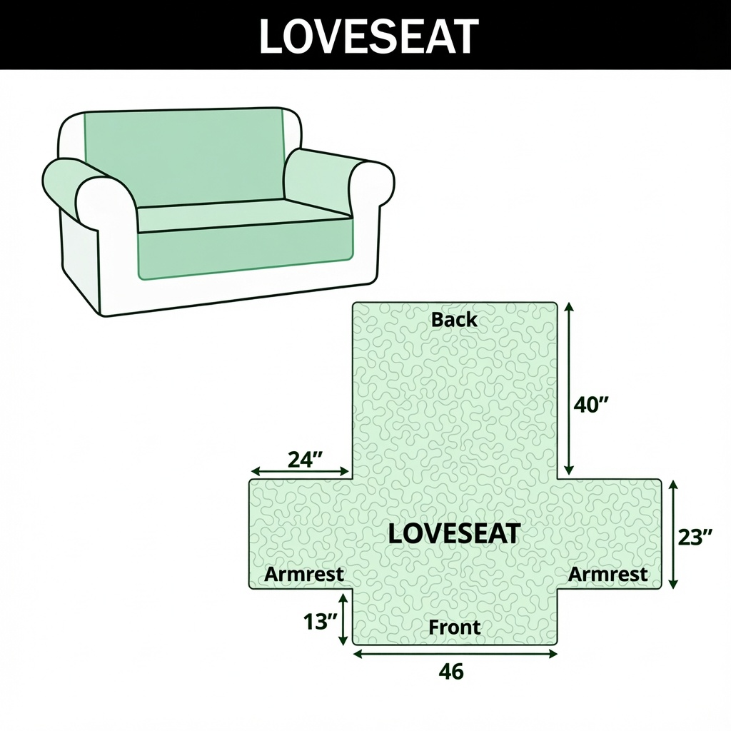 Personalized Quilted Sofa Cover America Freedom Family Gift Quited Sofa Cover GradoCreations