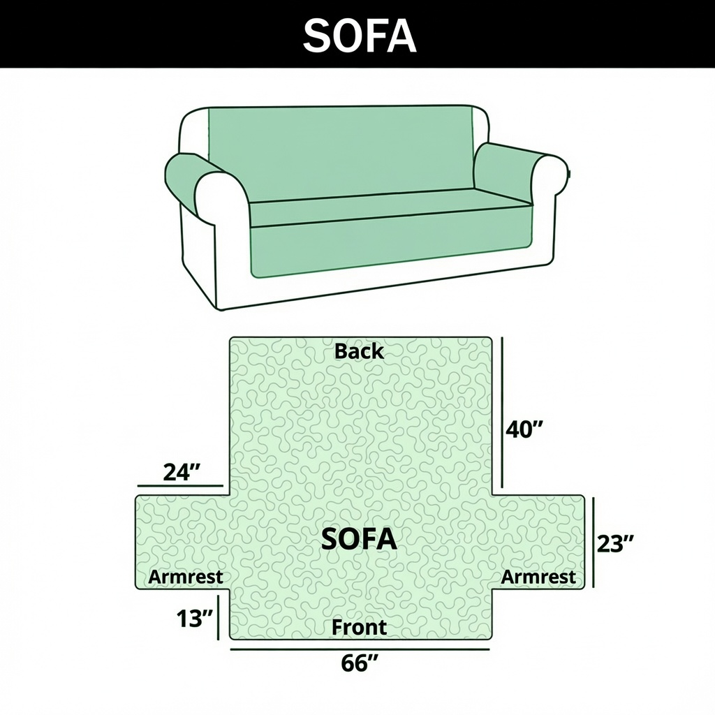 Personalized Disney Quilted Sofa Cover Custom Name Gift for Her Quited Sofa Cover GradoCreations