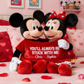 Custom Cute Shape Pillow Personalized Gift for Couples GradoCreations