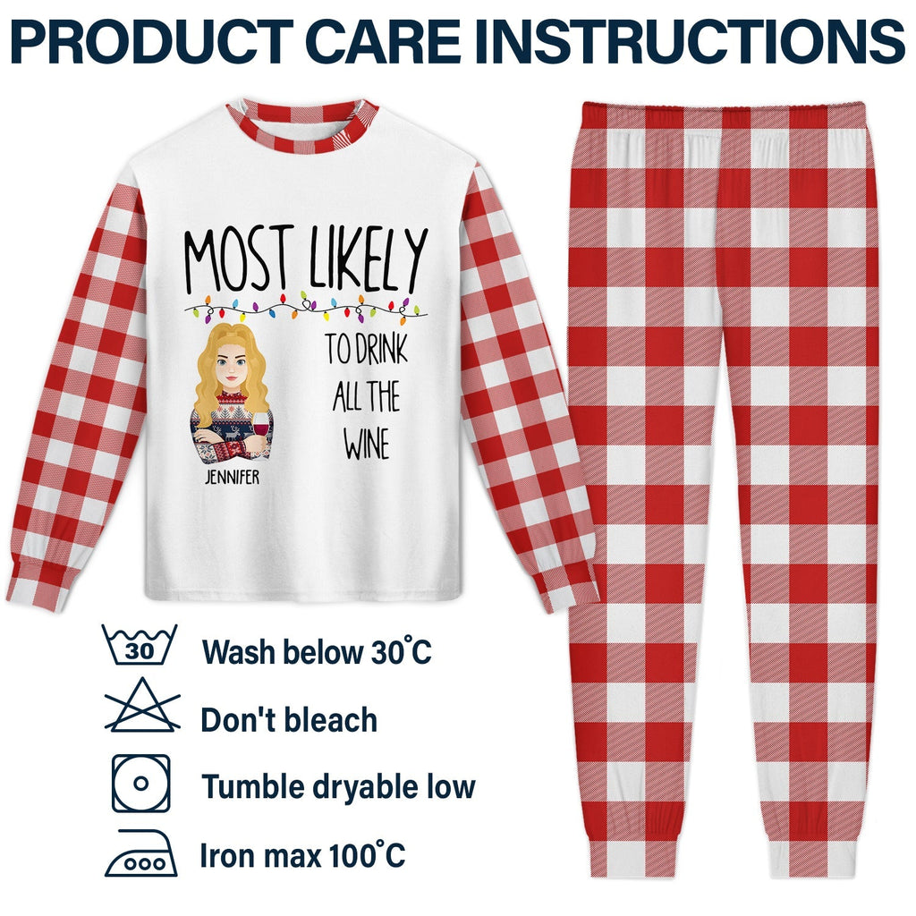 Personalized Couple Pajama Set with Cute Design - Gift for Him or Her