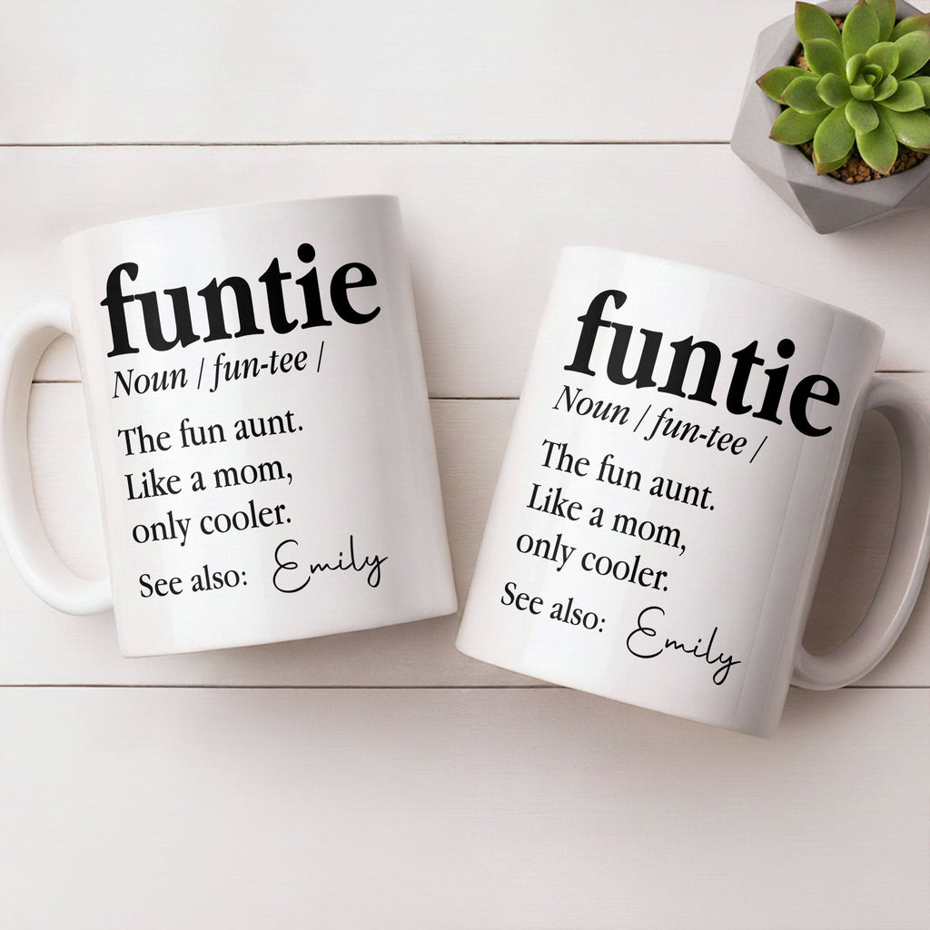 Personalized Edge-to-Edge Coffee Mug Custom Name Gift for Aunt Edge-to-edge Mug GradoCreations