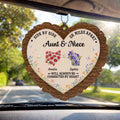 Personalized Wood Ornament for Aunt Niece Gift Car Decor Wood Ornament GradoCreations