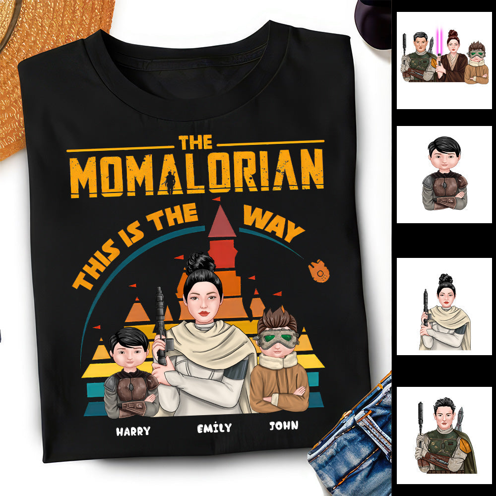 Personalized Momalorian Shirt This Is The Way Gift for Mom