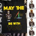 Personalized May the 4th T-Shirt Custom Name Gift for Family