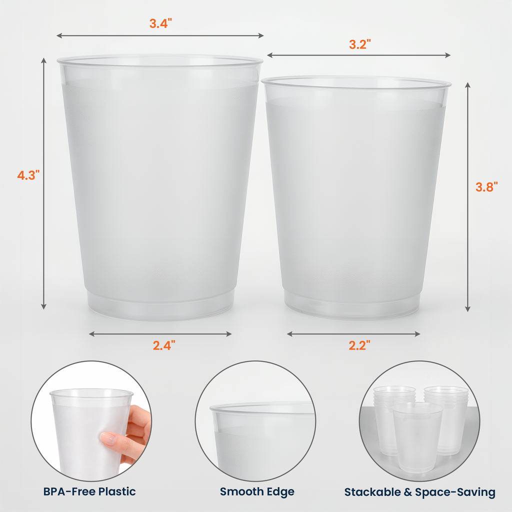 Personalized Frosted Celebration Cups for Patriotic Families - 250th Anniversary USA Gift