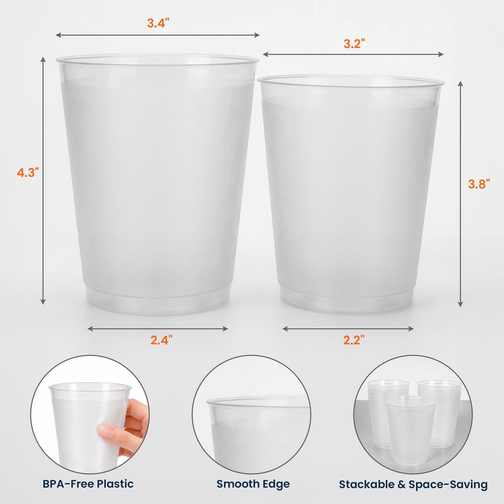 Personalized Frosted Cups for 250th Anniversary Celebration Gift