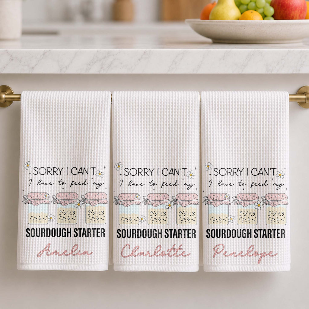 Personalized Kitchen Towel Custom Baking Gift for Mom Kitchen Towel GradoCreations