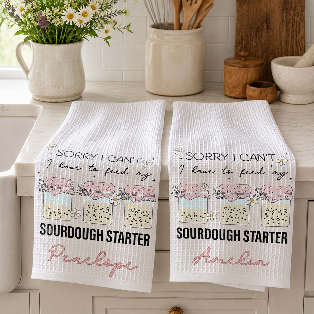 Personalized Kitchen Towel Custom Baking Gift for Mom Kitchen Towel GradoCreations