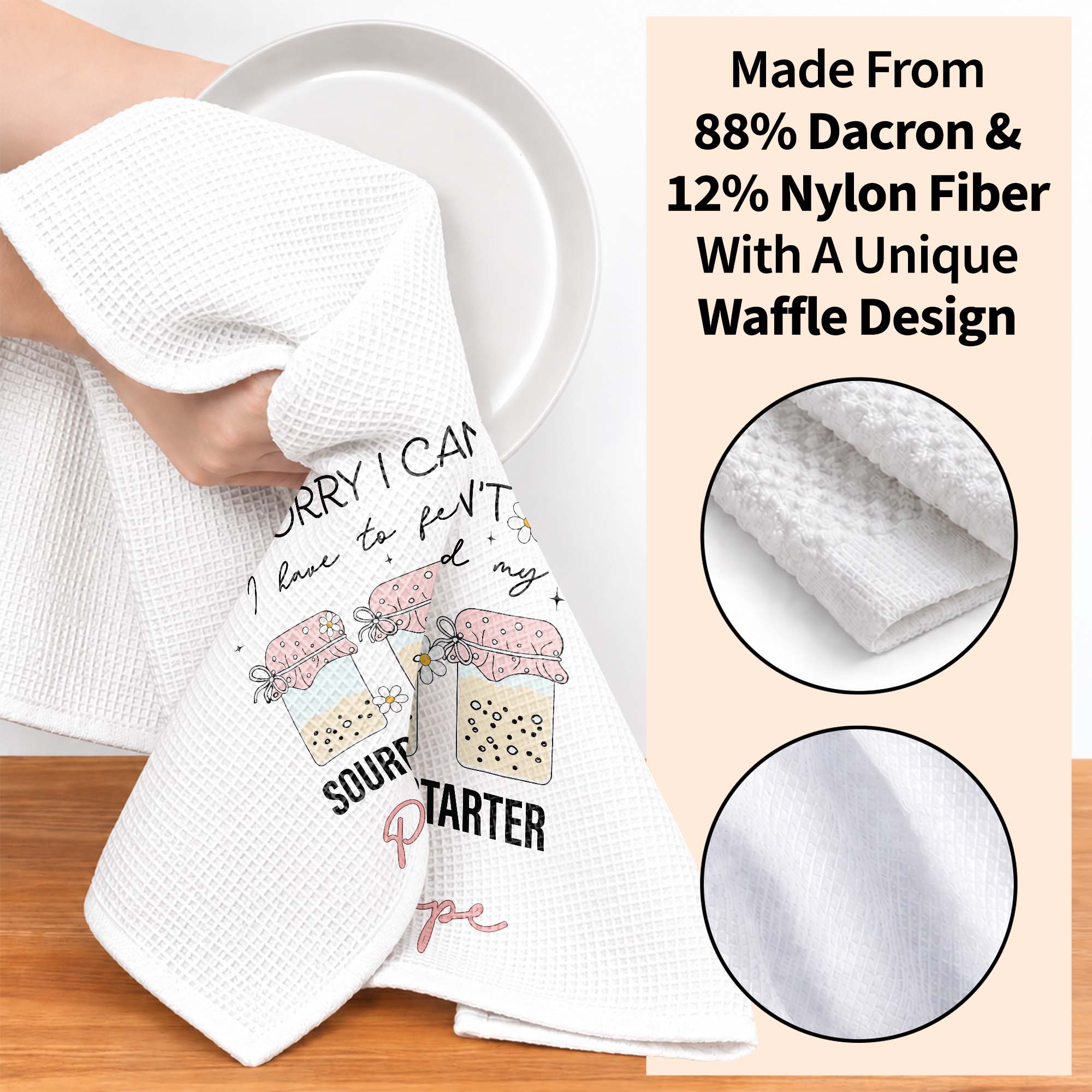 Personalized Kitchen Towel Custom Baking Gift for Mom Kitchen Towel GradoCreations