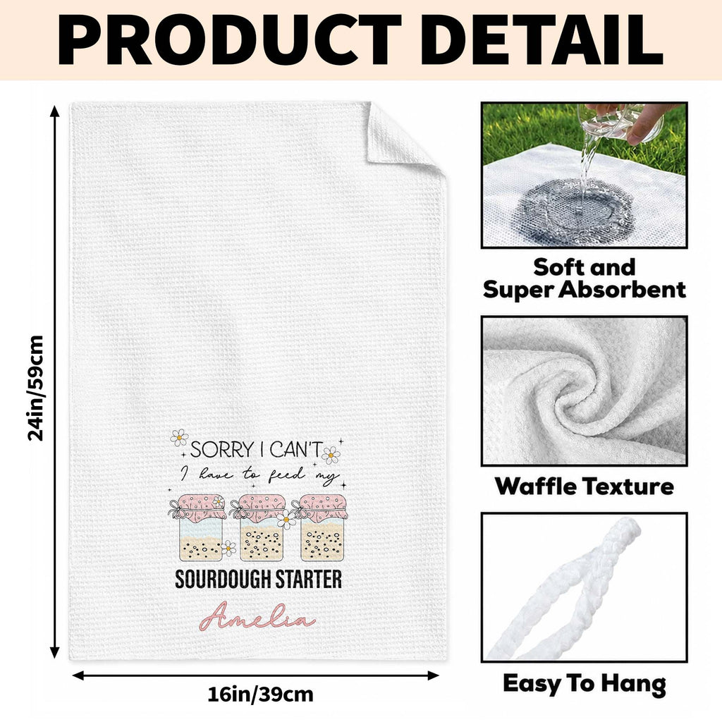 Personalized Kitchen Towel Custom Baking Gift for Mom Kitchen Towel GradoCreations