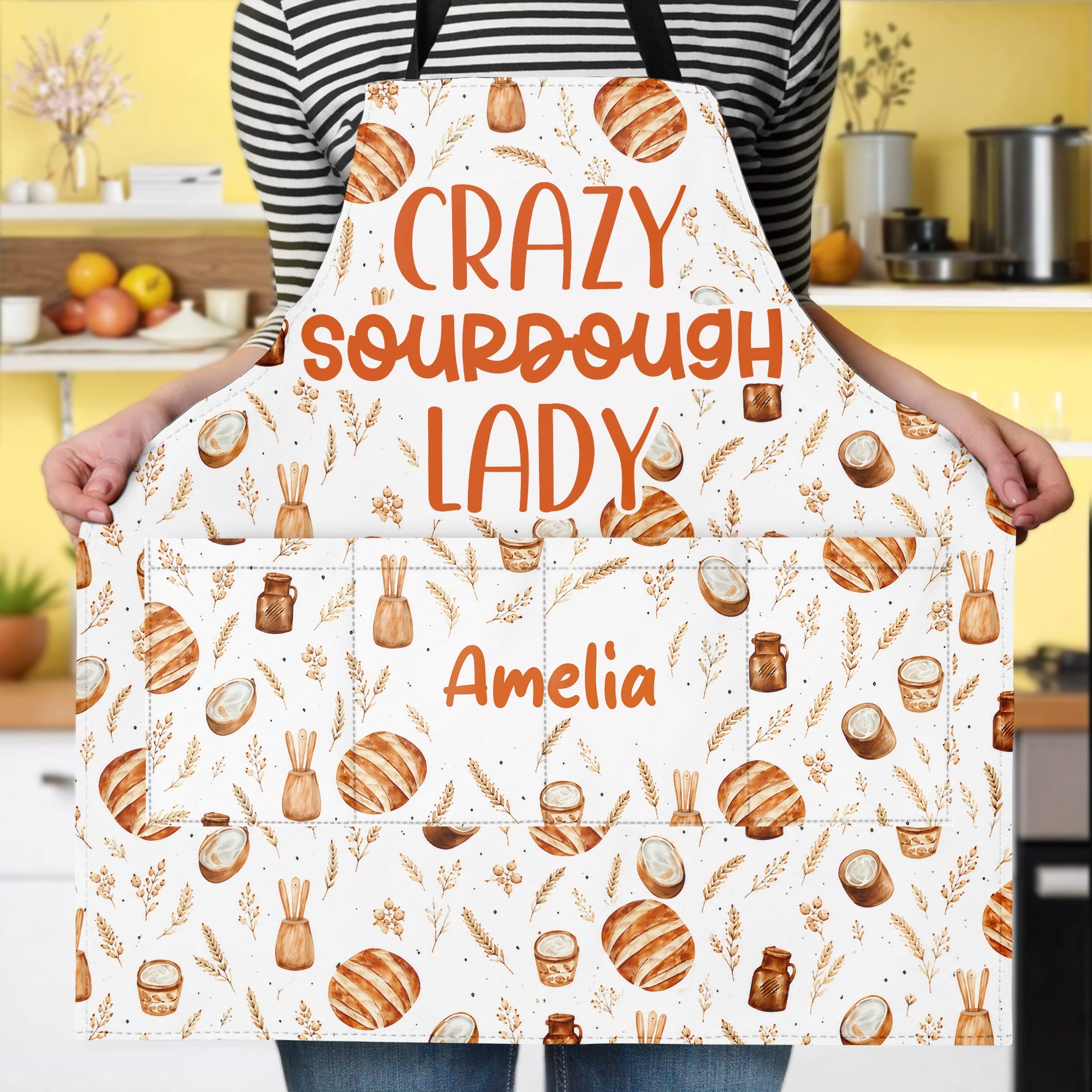 Personalized Cooking Apron Custom Name for Bakers Gift Apron GradoCreations