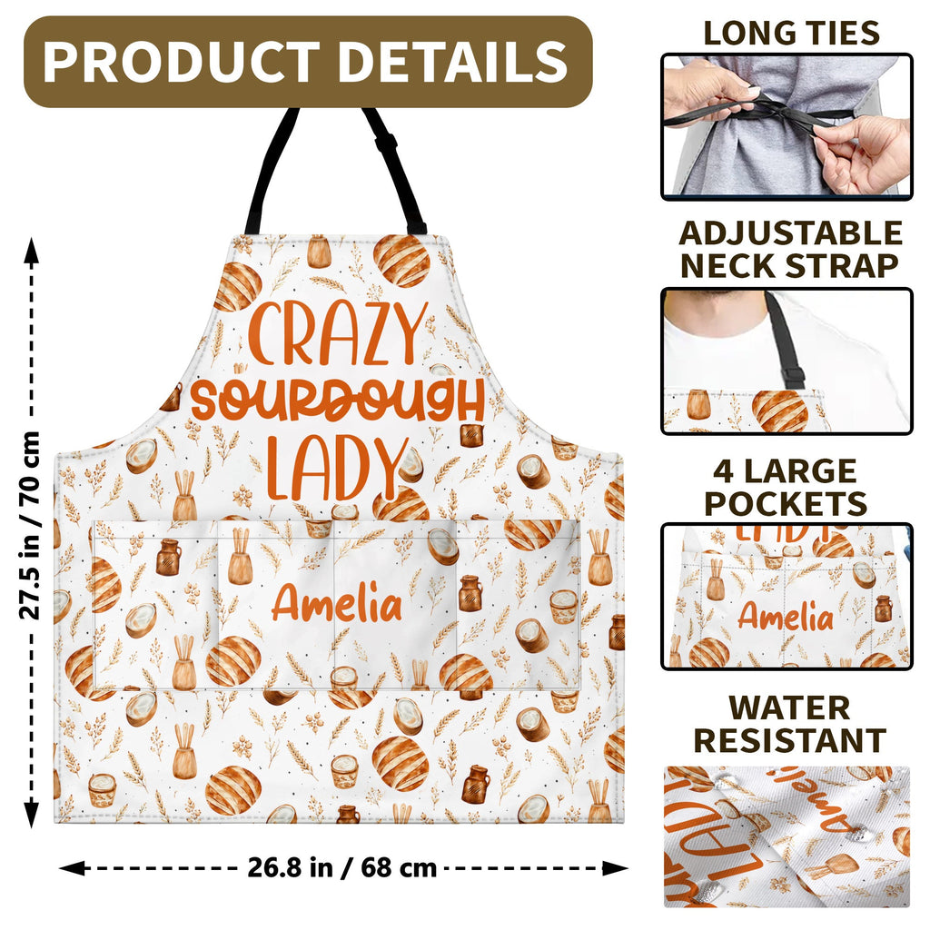 Personalized Cooking Apron Custom Name for Bakers Gift Apron GradoCreations