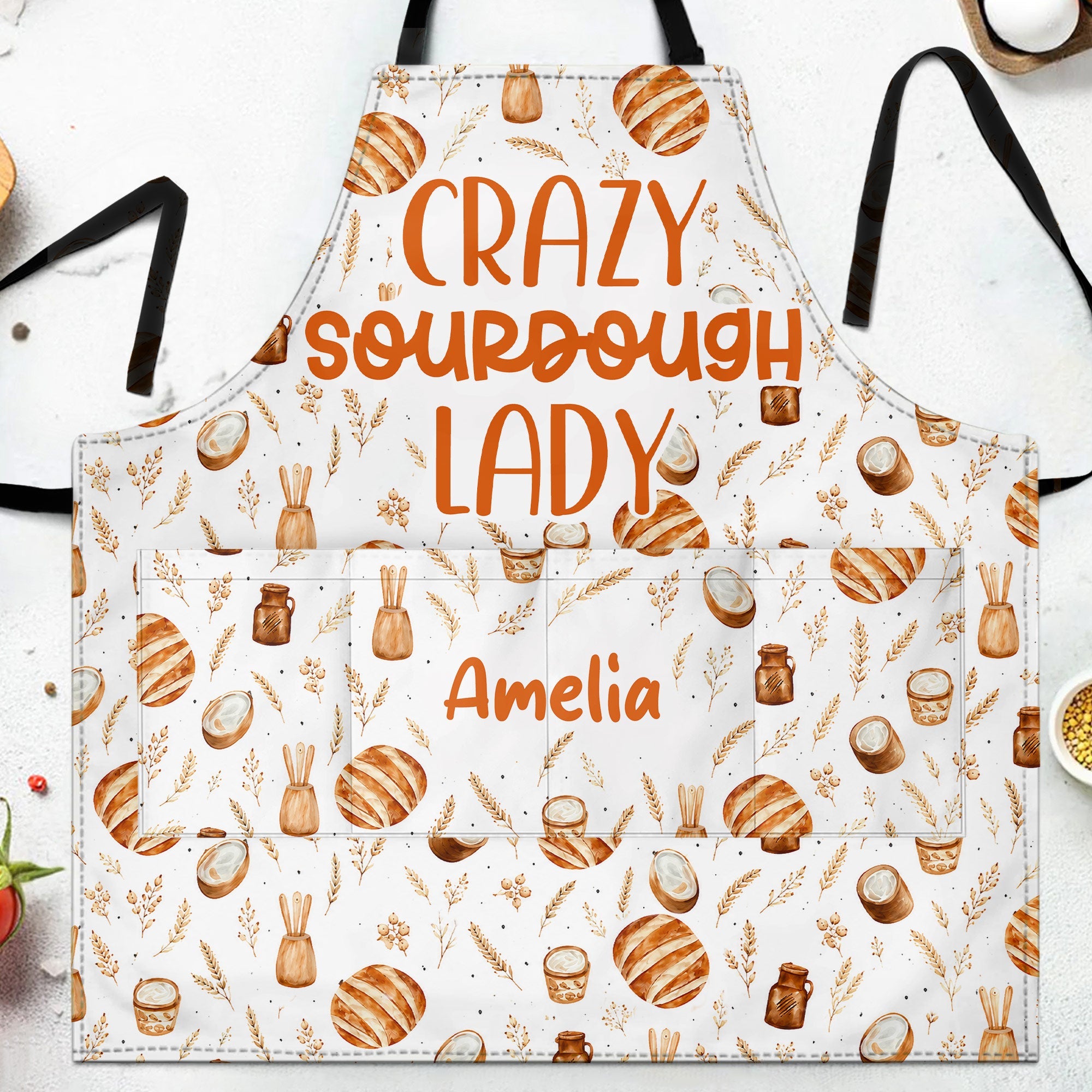 Personalized Cooking Apron Custom Name for Bakers Gift Apron GradoCreations