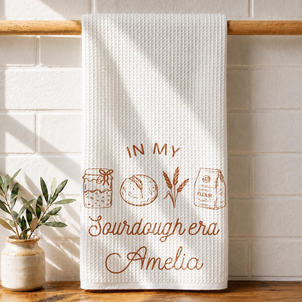 Personalized Kitchen Towel Custom Name Baking Gift for Him/Her Kitchen Towel GradoCreations