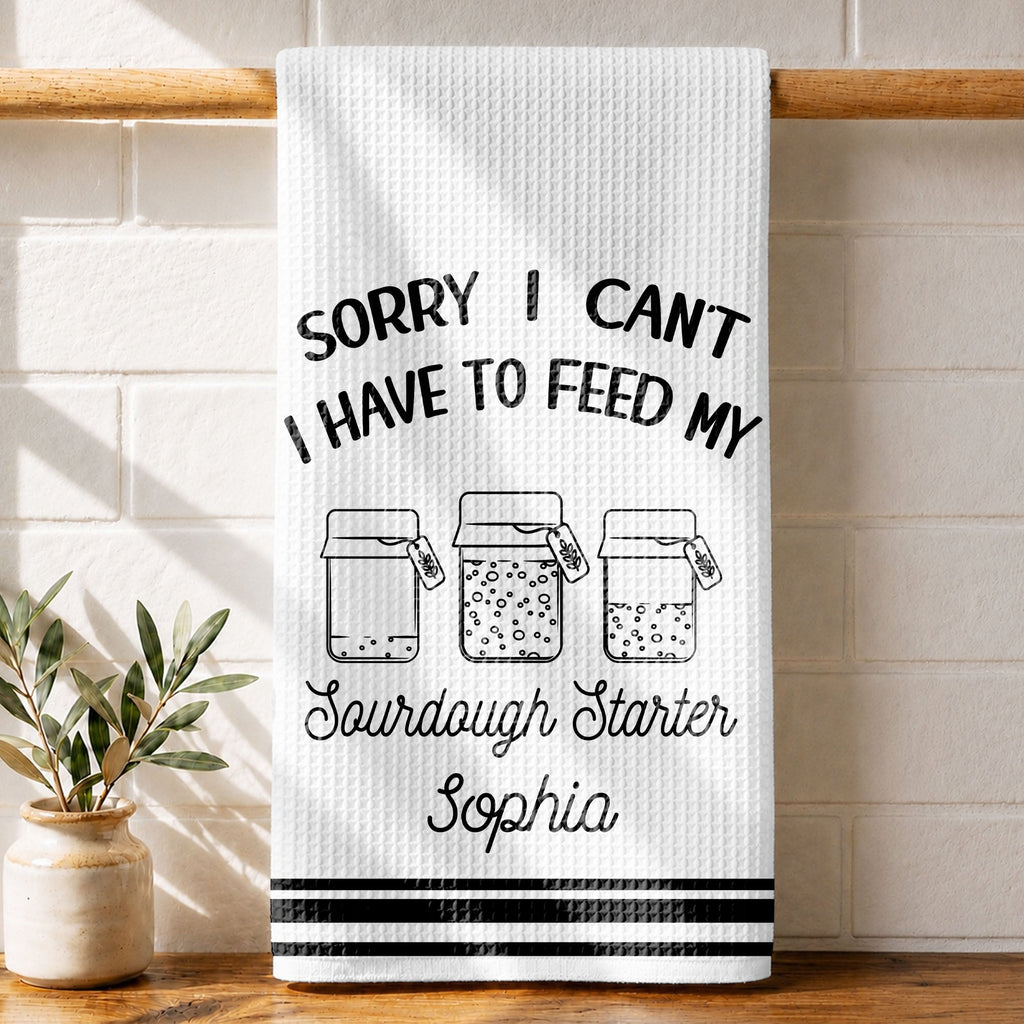 Personalized Kitchen Towel Custom Baking Gift for Mom Kitchen Towel GradoCreations
