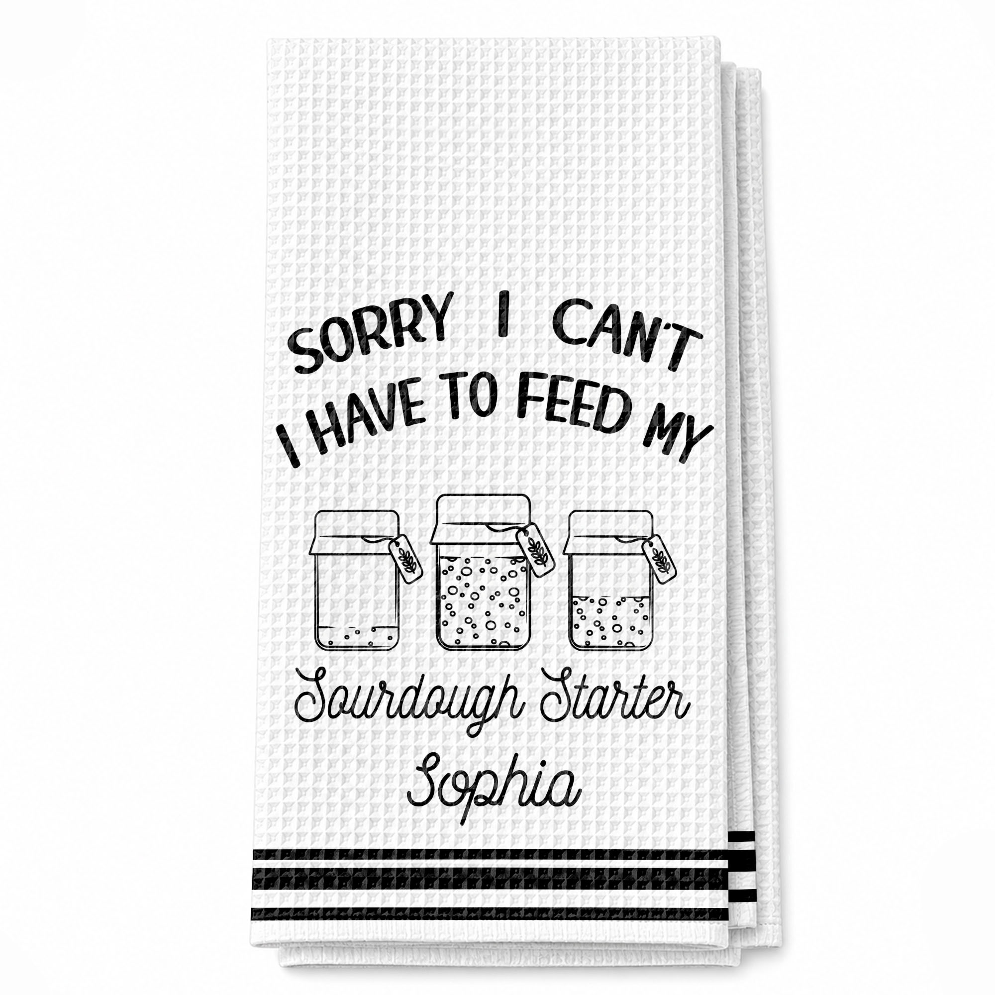 Personalized Kitchen Towel Custom Baking Gift for Mom Kitchen Towel GradoCreations