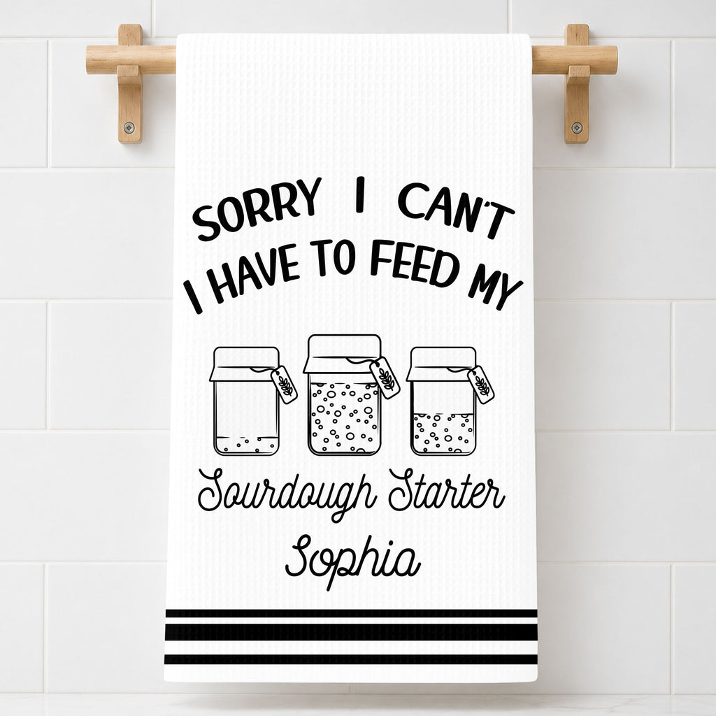 Personalized Kitchen Towel Custom Baking Gift for Mom Kitchen Towel GradoCreations