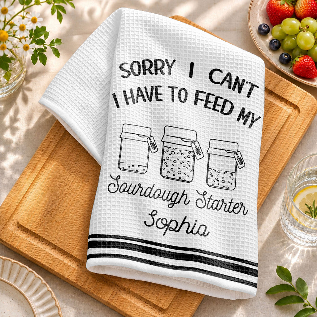 Personalized Kitchen Towel Custom Baking Gift for Mom Kitchen Towel GradoCreations