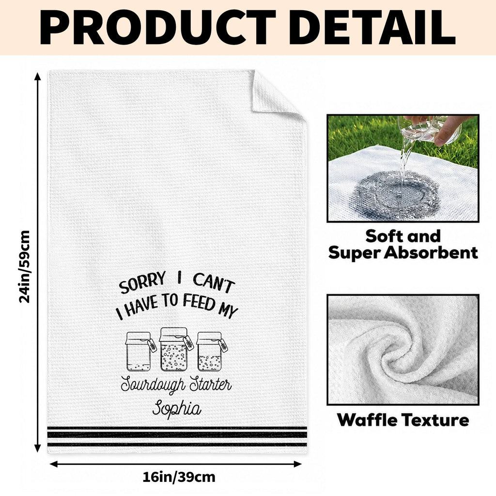 Personalized Kitchen Towel Custom Baking Gift for Mom Kitchen Towel GradoCreations