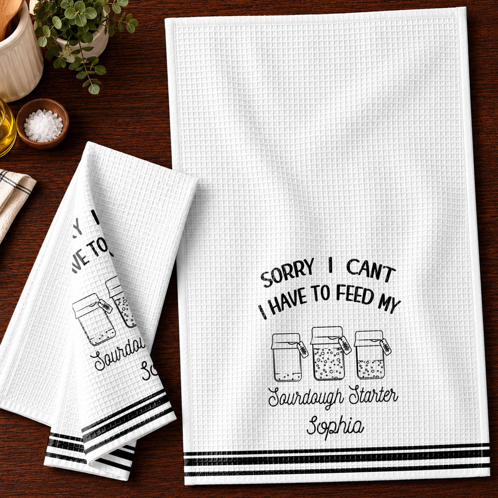Personalized Kitchen Towel Custom Baking Gift for Mom Kitchen Towel GradoCreations