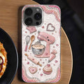 Personalized Clear Phone Case for Baking Lovers Custom Name Gift Clear Phone Case GradoCreations