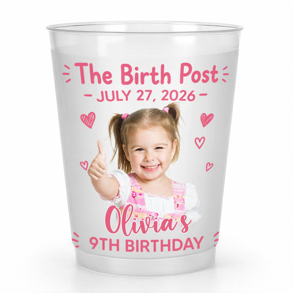 Personalized Frosted Cups Custom Photo Gift for Birthday Frosted Cups GradoCreations