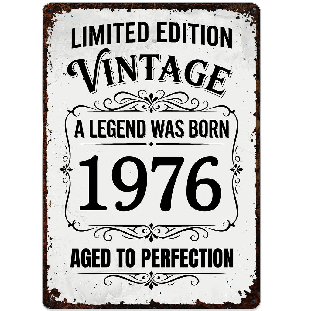 Personalized Vintage Metal Sign Custom Year Gift for Dad