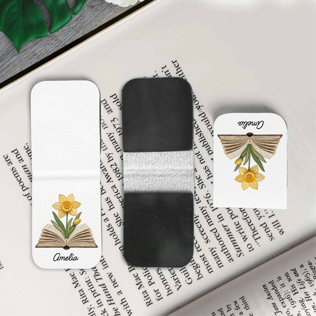 Personalized Leather Bookmark Custom Name Gift for Book Lovers Leather Bookmark GradoCreations