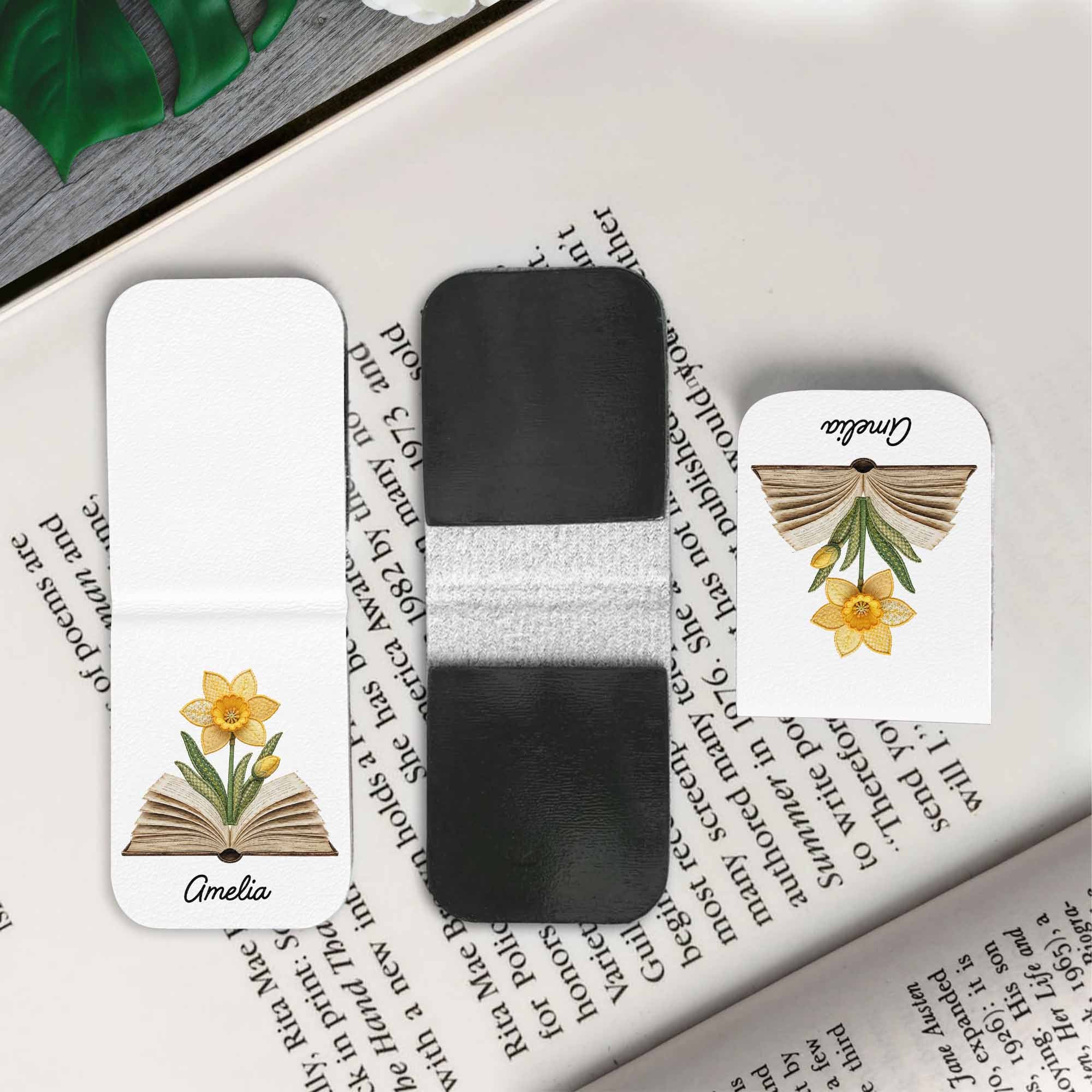 Personalized Leather Bookmark Custom Name Gift for Book Lovers Leather Bookmark GradoCreations