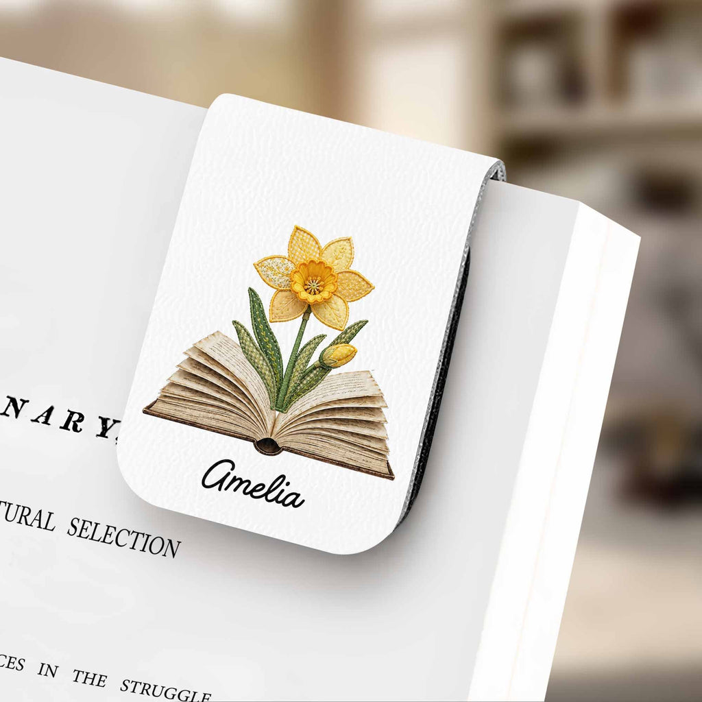 Personalized Leather Bookmark Custom Name Gift for Book Lovers Leather Bookmark GradoCreations