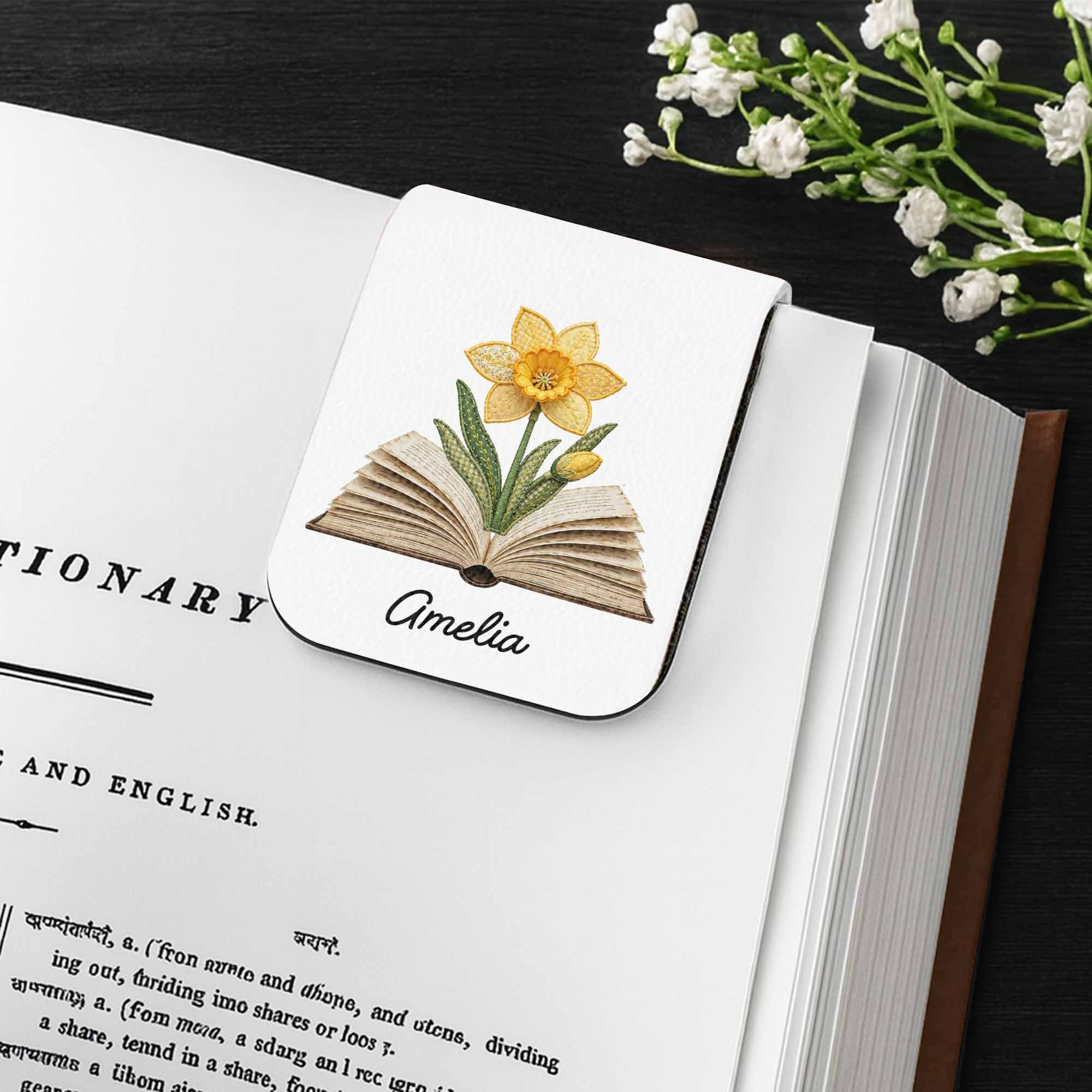 Personalized Leather Bookmark Custom Name Gift for Book Lovers Leather Bookmark GradoCreations