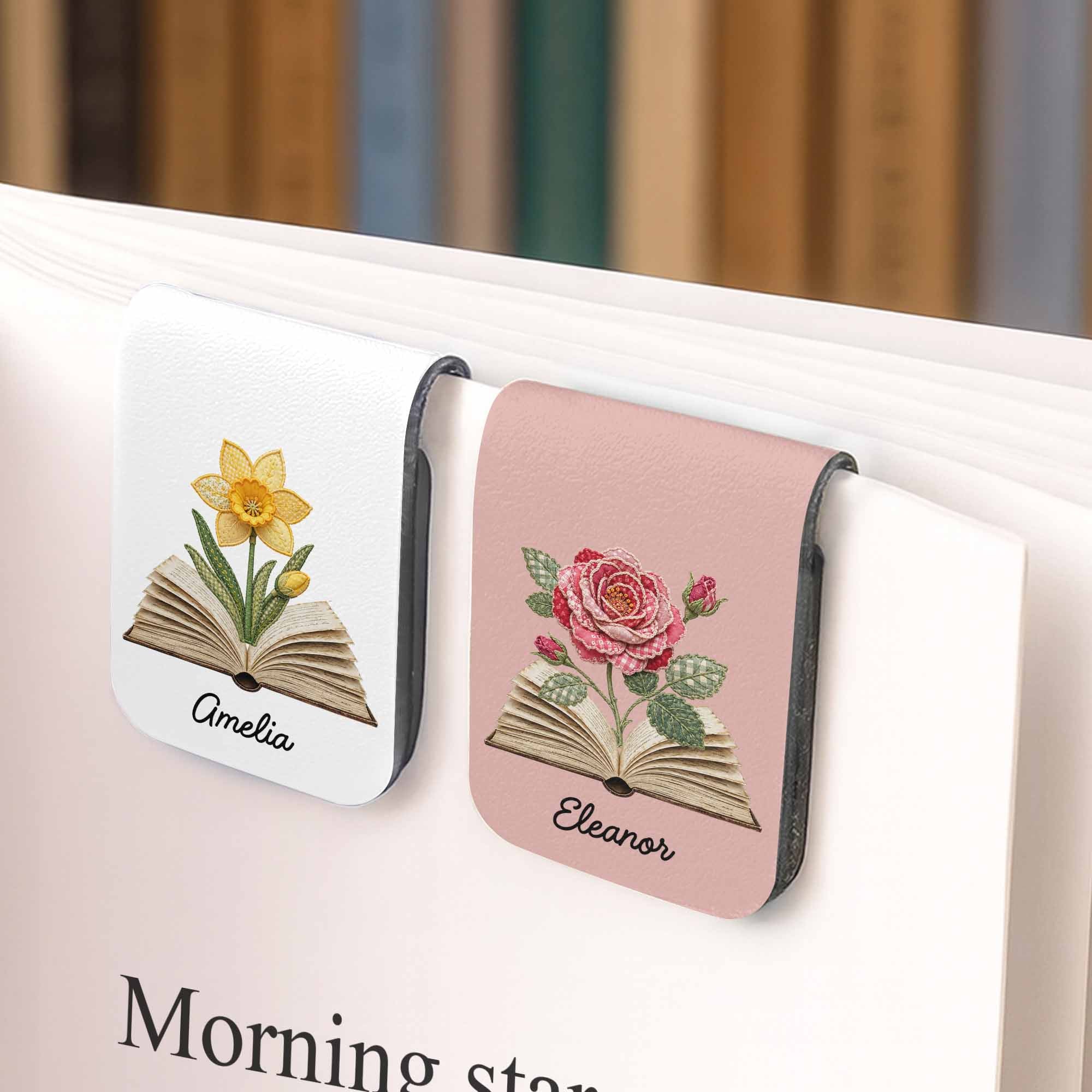 Personalized Leather Bookmark Custom Name Gift for Book Lovers Leather Bookmark GradoCreations
