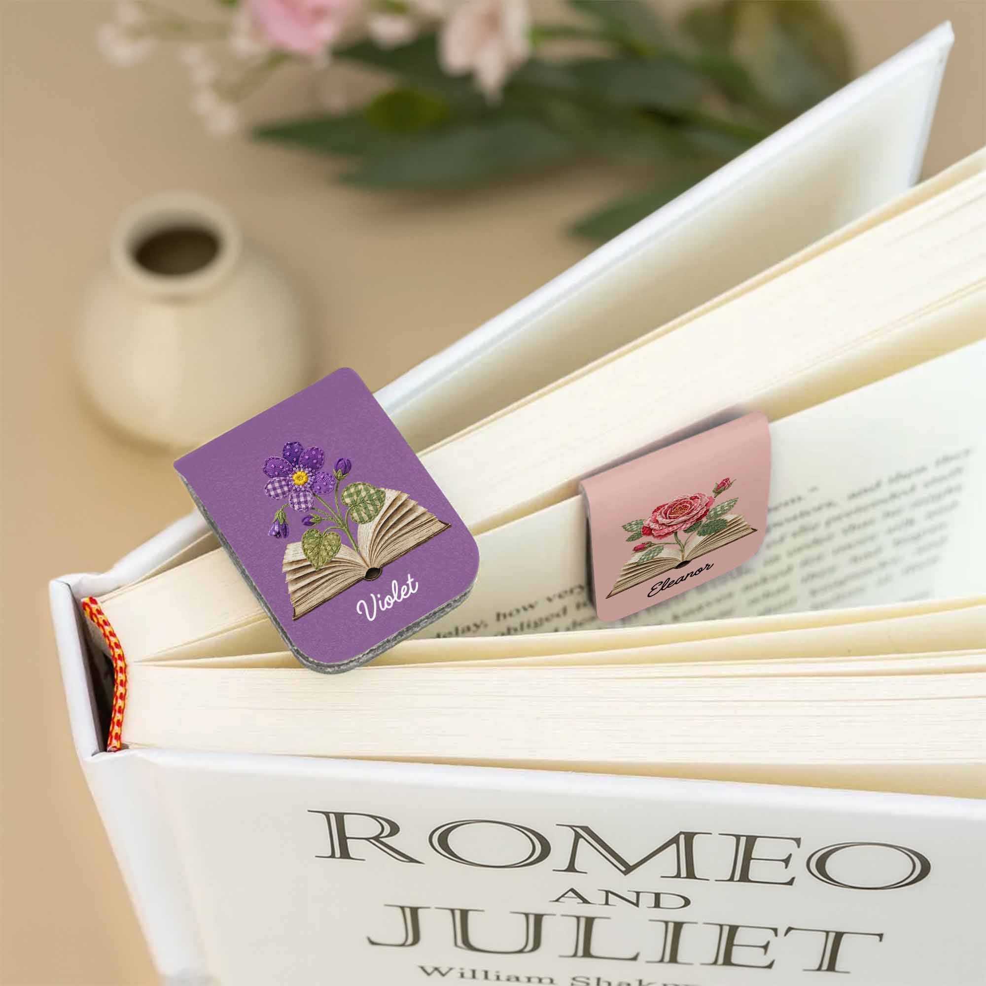 Personalized Leather Bookmark Custom Name Gift for Book Lovers Leather Bookmark GradoCreations