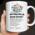 Personalized Book Lover Coffee Mug Custom Name Gift Idea Edge-to-edge Mug GradoCreations