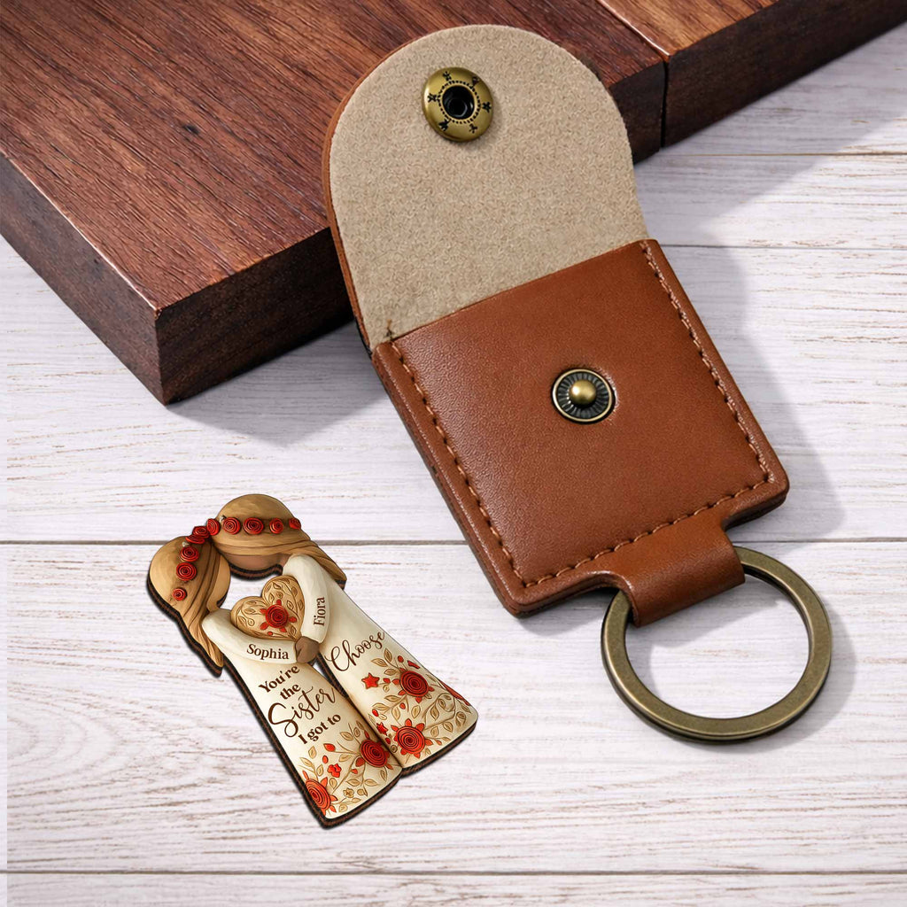 Custom Wooden Pocket Hug Personalized Gift for Sister Wooden Pocket Hug GradoCreations