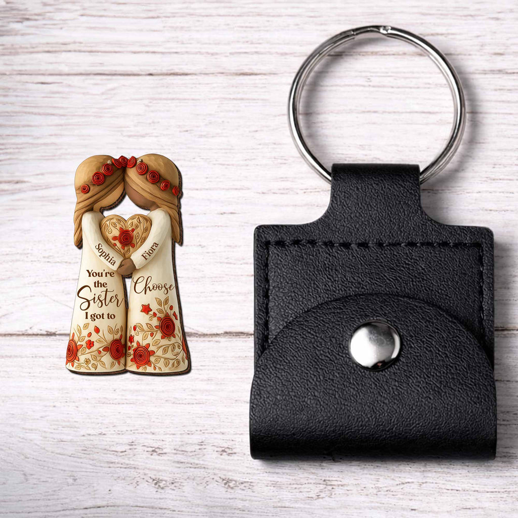 Custom Wooden Pocket Hug Personalized Gift for Sister Wooden Pocket Hug GradoCreations