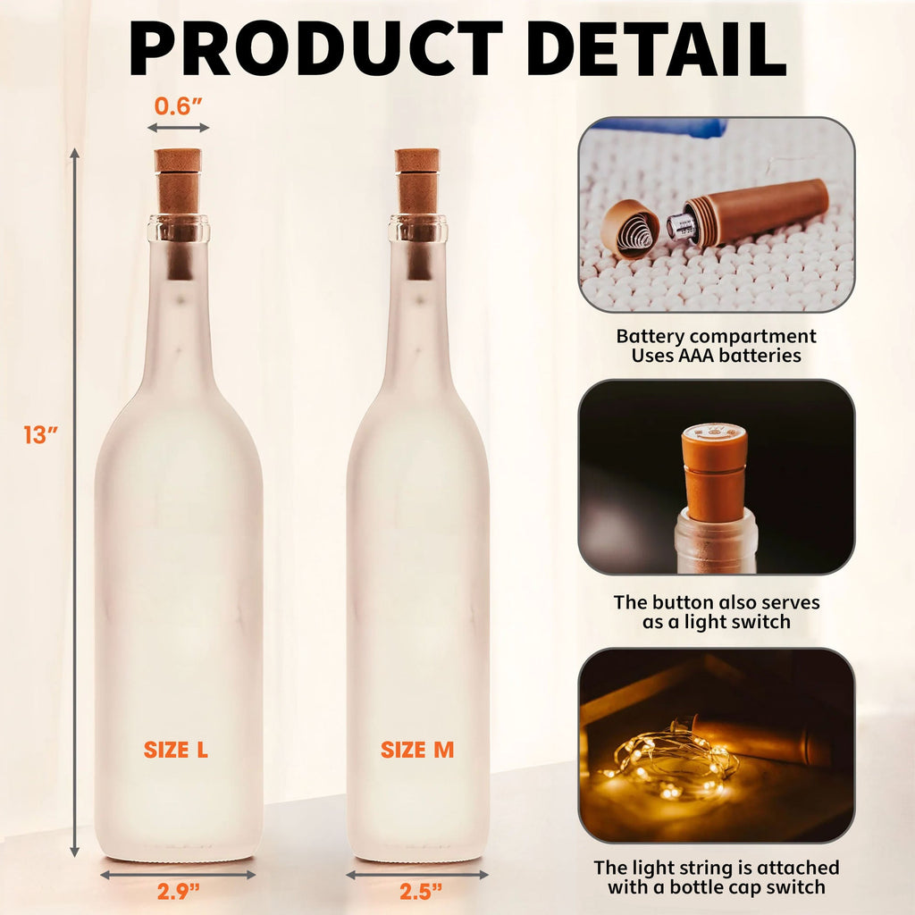 Personalized Bottle Lamp with Custom Message for Best Friends Bottle Lamp GradoCreations