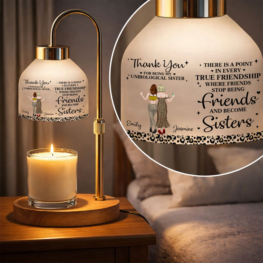 Personalized Candle Warmer Lamp Custom Best Friend Gift Decor Candle Warmer Lamp GradoCreations