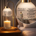 Personalized Candle Warmer Lamp Custom Best Friend Gift Decor Candle Warmer Lamp GradoCreations