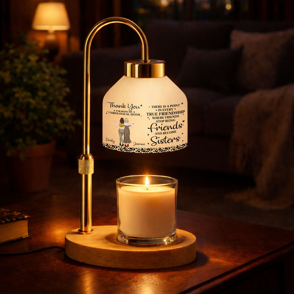 Personalized Candle Warmer Lamp Custom Best Friend Gift Decor Candle Warmer Lamp GradoCreations