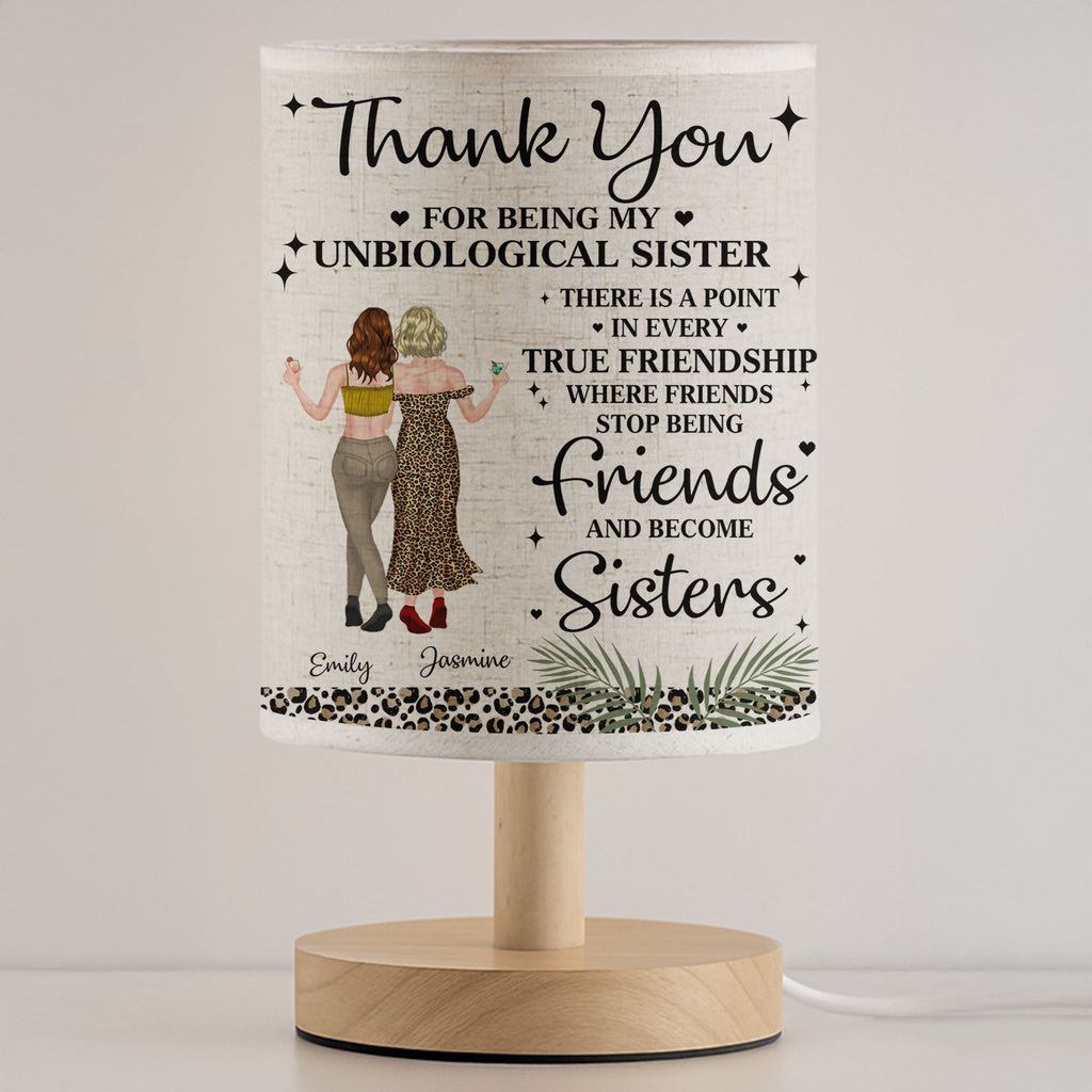 Personalized Fabric Lamp Custom Best Friends Art Gift Fabric Lamp GradoCreations