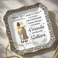 Personalized Lace Square Jewelry Dish Custom Name Gift for Besties Lace Square Jewelry Dish GradoCreations