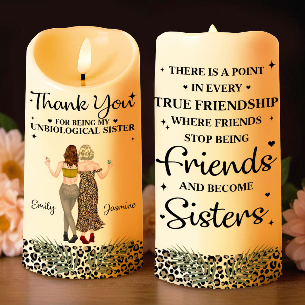 Personalized LED Candle Custom Name Gift for Best Friend LED Candle GradoCreations