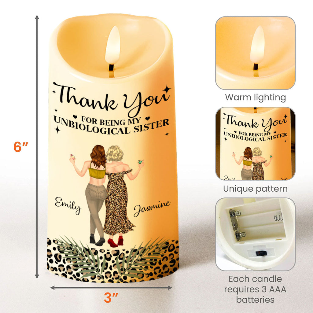 Personalized LED Candle Custom Name Gift for Best Friend LED Candle GradoCreations