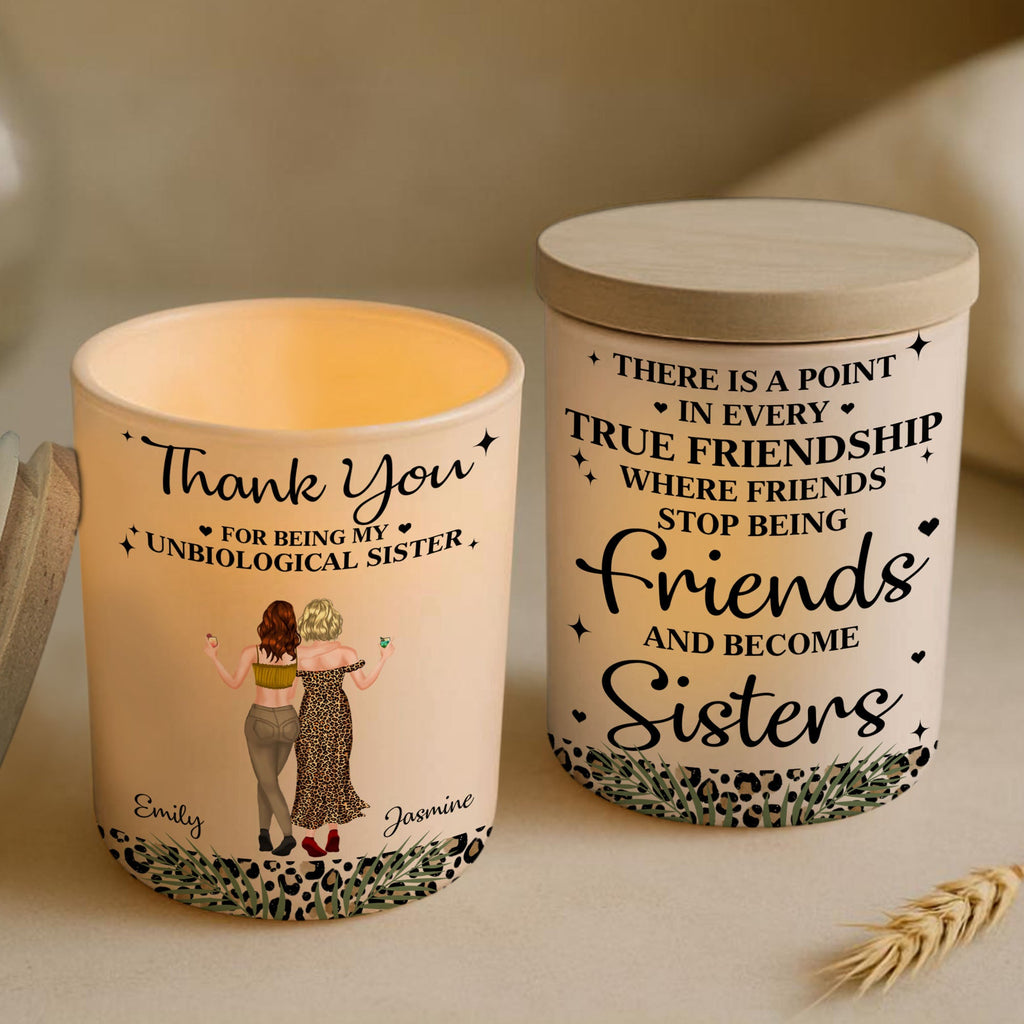 Personalized LED Glass Jar Custom Gift for Best Friend LED Jar GradoCreations
