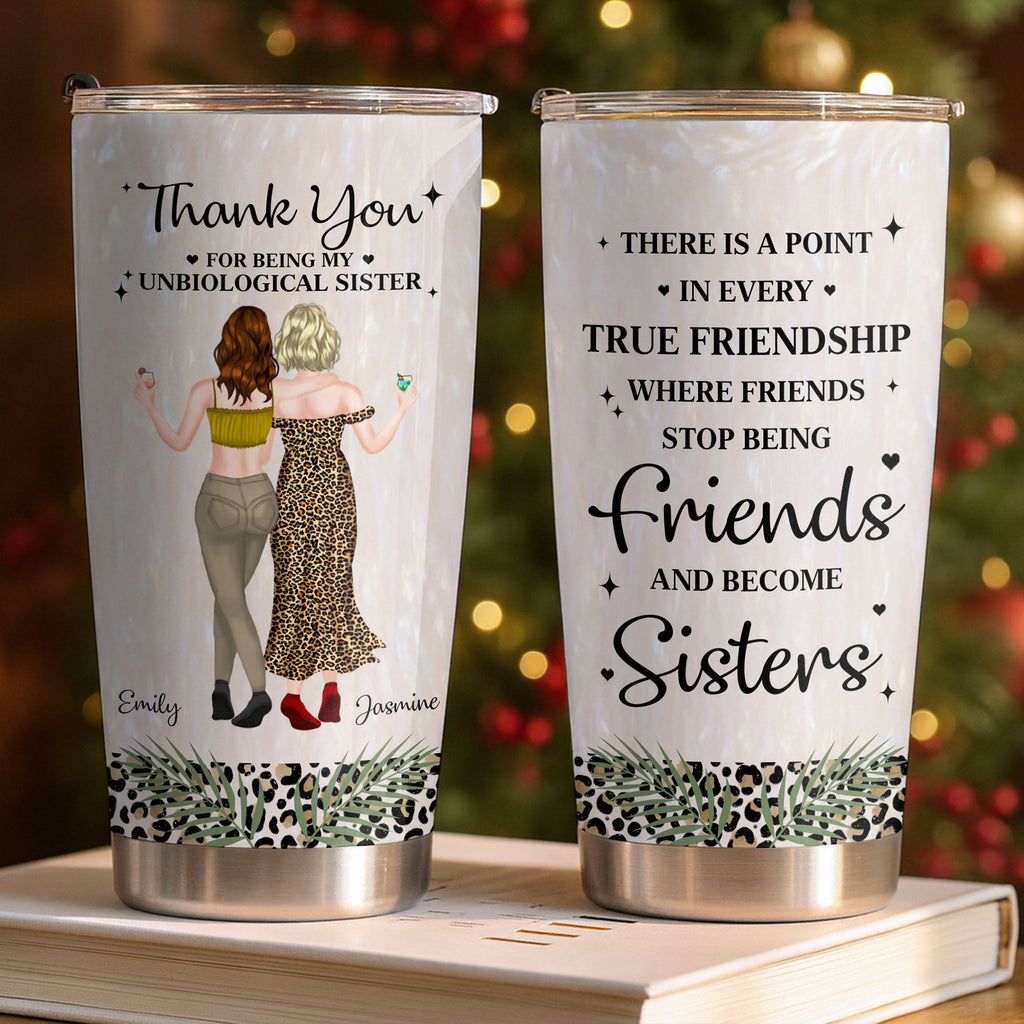 Personalized Stainless Steel Tumbler Best Friend Gift 20oz 30oz Tumbler GradoCreations